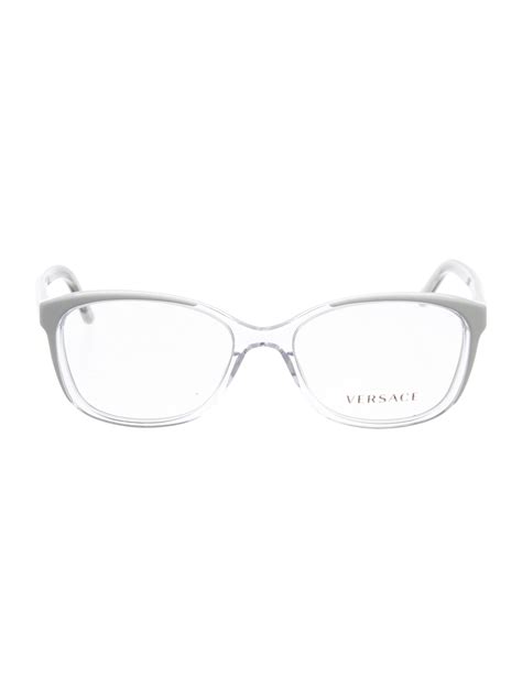 cheap authentic versace glasses|clear versace glasses on face.